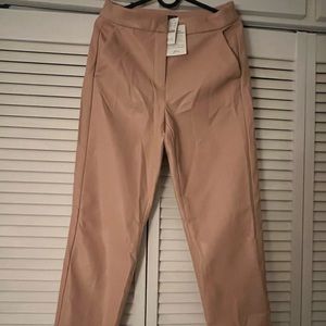 J. Crew Kate Faux Leather Pants, Camel
